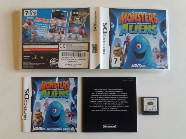 (Bild für) DS Monsters vs Aliens UKV - zum Schließen ins Bild klicken