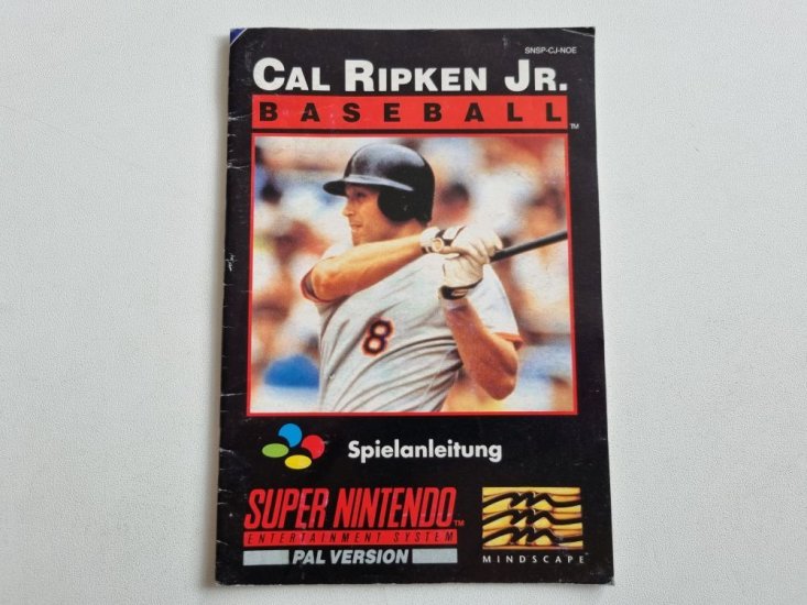 (Bild für) SNES Cal Ripken Jr. Baseball NOE Anleitung - zum Schließen ins Bild klicken