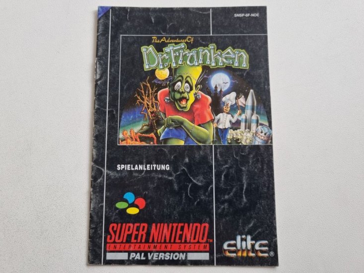 (Bild für) SNES The Adventures of Dr. Franken NOE Anleitung - zum Schließen ins Bild klicken