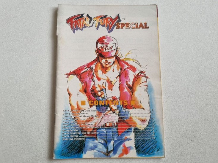 (Bild für) SNES Fatal Fury Special EUR Anleitung - zum Schließen ins Bild klicken