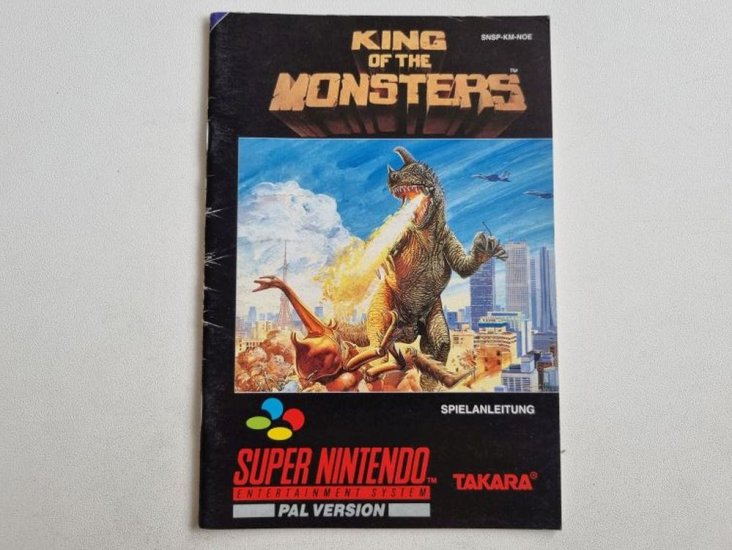 (Bild für) SNES King of the Monsters NOE Anleitung - zum Schließen ins Bild klicken