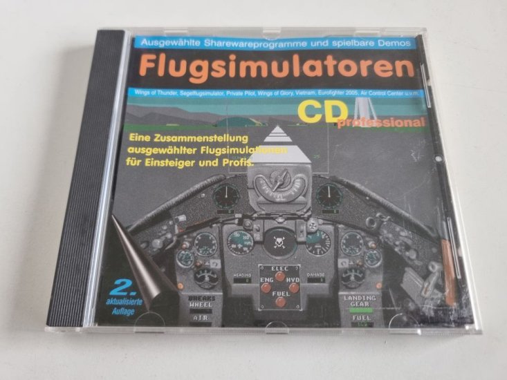 (Bild für) PC Flugsimulatoren CD professional - zum Schließen ins Bild klicken