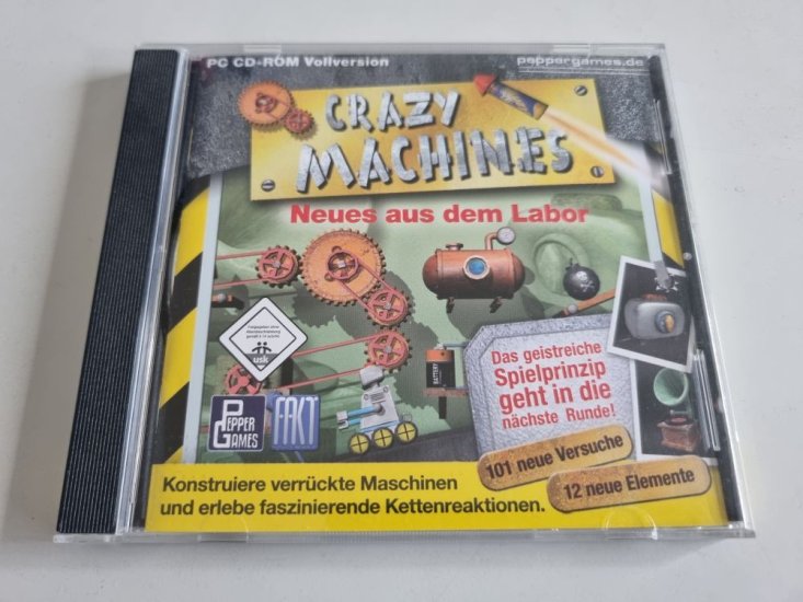 (Bild für) PC Crazy Machines - Neues aus dem Labor - zum Schließen ins Bild klicken