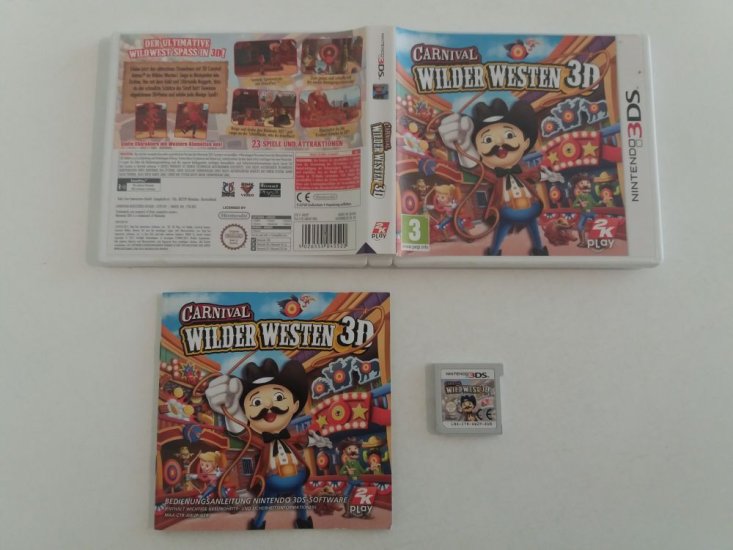 (Bild für) 3DS Carnival Wilder Westen 3D FRG - zum Schließen ins Bild klicken