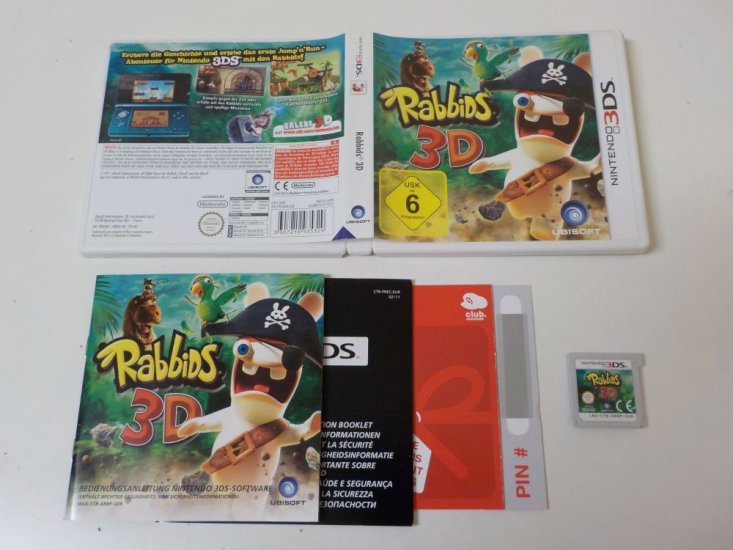 (Bild für) 3DS Rabbids 3D GER - zum Schließen ins Bild klicken