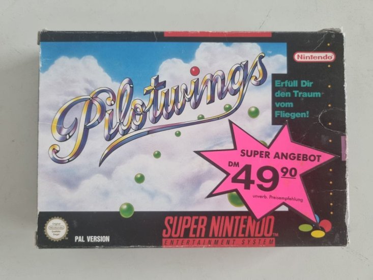 (Bild für) SNES Pilotwings NOE - zum Schließen ins Bild klicken