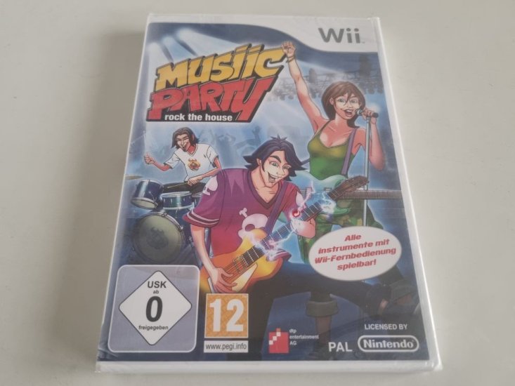 (Bild für) Wii Musiic Party - Rock the house NOE - zum Schließen ins Bild klicken