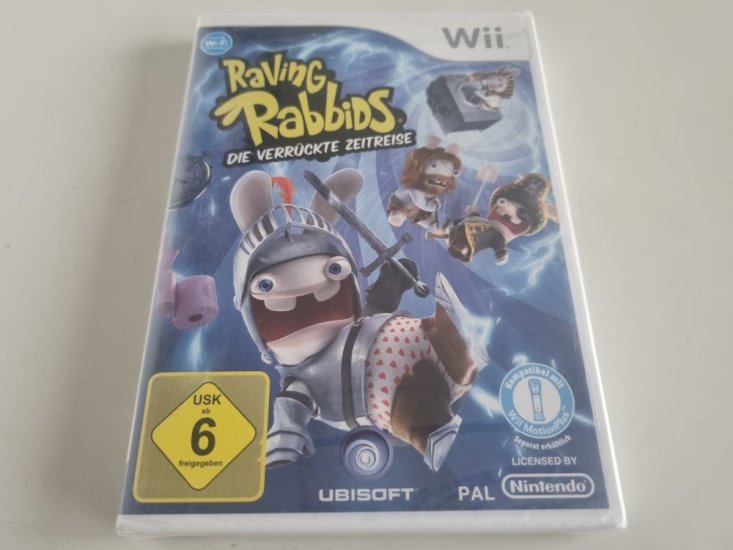 (Bild für) Wii Raving Rabbids - Die verrückte Zeitreise NOE - zum Schließen ins Bild klicken