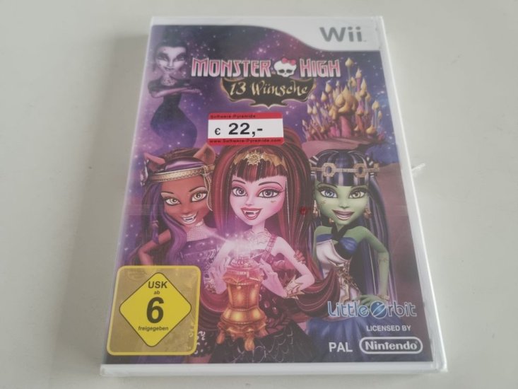 (Bild für) Wii Monster High - 13 Wünsche GER - zum Schließen ins Bild klicken