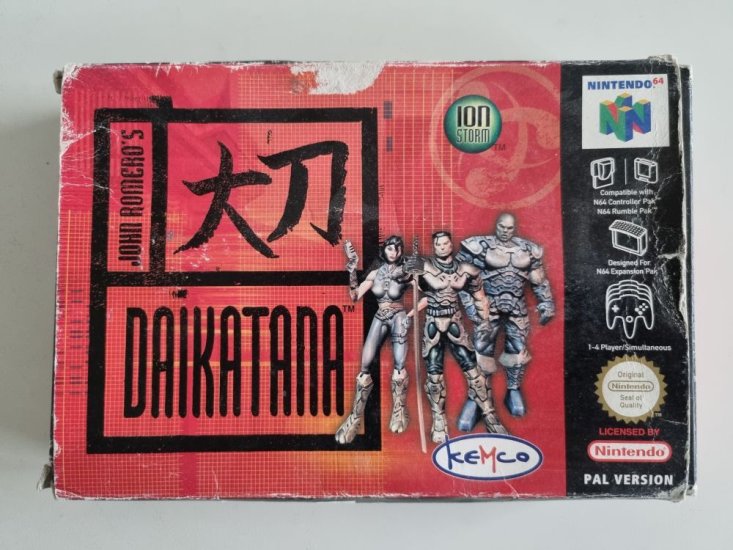 (Bild für) N64 Daikatana EUU - zum Schließen ins Bild klicken
