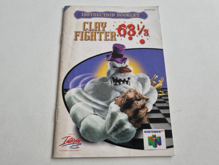 (Bild für) N64 Clay Fighter 63 1/3 EUU Anleitung - zum Schließen ins Bild klicken