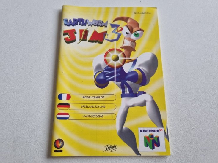 (Bild für) N64 Earthworm Jim 3D EUU Anleitung - zum Schließen ins Bild klicken