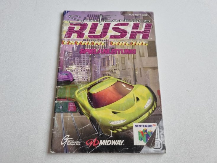 (Bild für) N64 San Francisco Rush - Extreme Racing NOE Anleitung - zum Schließen ins Bild klicken