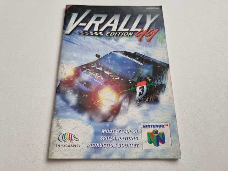 (Bild für) N64 V-Rally Edition 99 EUR Anleitung - zum Schließen ins Bild klicken