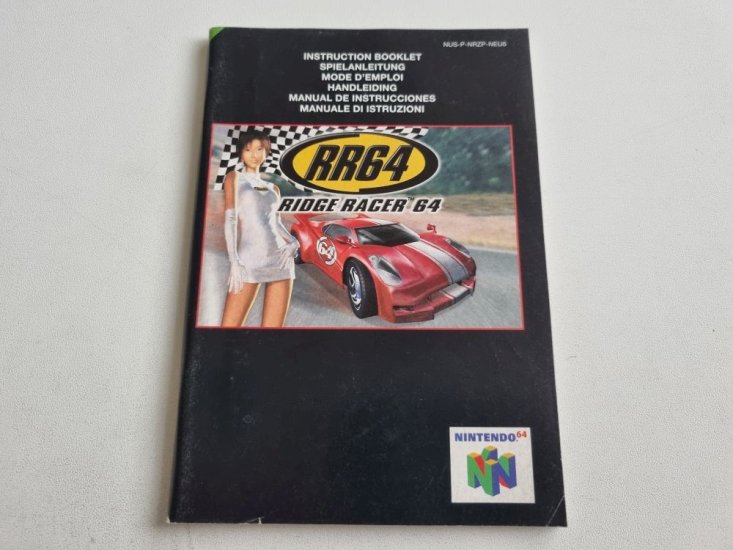 (Bild für) N64 Ridge Racer 64 NEU6 Anleitung - zum Schließen ins Bild klicken