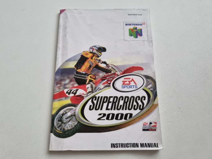 (Bild für) N64 Supercross 2000 EUR Anleitung - zum Schließen ins Bild klicken