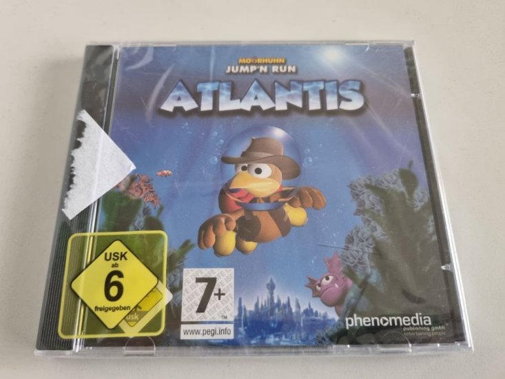 (Bild für) PC Moorhuhn Jump'N Run - Atlantis - zum Schließen ins Bild klicken