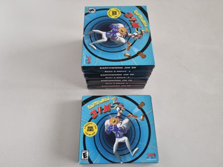 (Bild für) PC Earthworm Jim 3D + Bust-A-Move 4 - zum Schließen ins Bild klicken