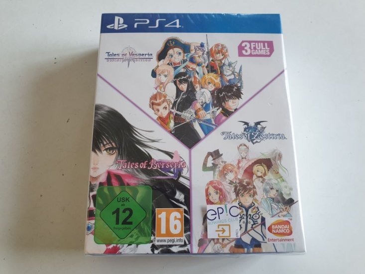(Bild für) PS4 Tales of Zestiria + Berseria + Vesperia: Definitive Edition - zum Schließen ins Bild klicken