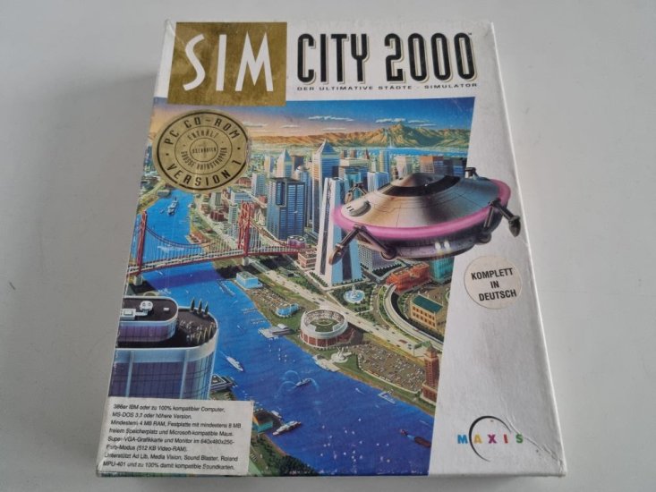 (Bild für) PC Sim City 2000 - zum Schließen ins Bild klicken