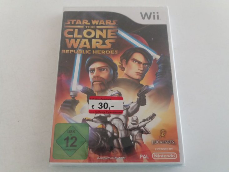 (Bild für) Wii Star Wars The Clone Wars Republic Heroes GER - zum Schließen ins Bild klicken