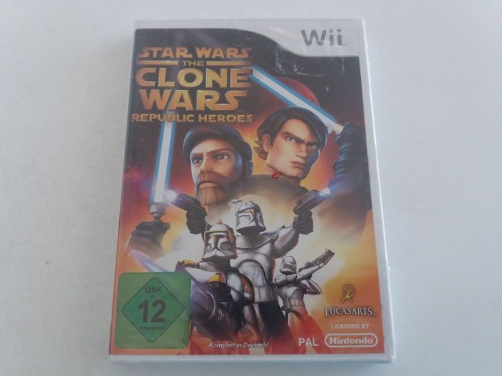 (Bild für) Wii Star Wars The Clone Wars Republic Heroes GER - zum Schließen ins Bild klicken