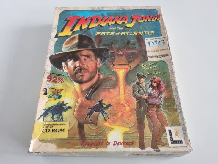 (Bild für) PC Indiana Jones and the Fate of Atlantis - zum Schließen ins Bild klicken