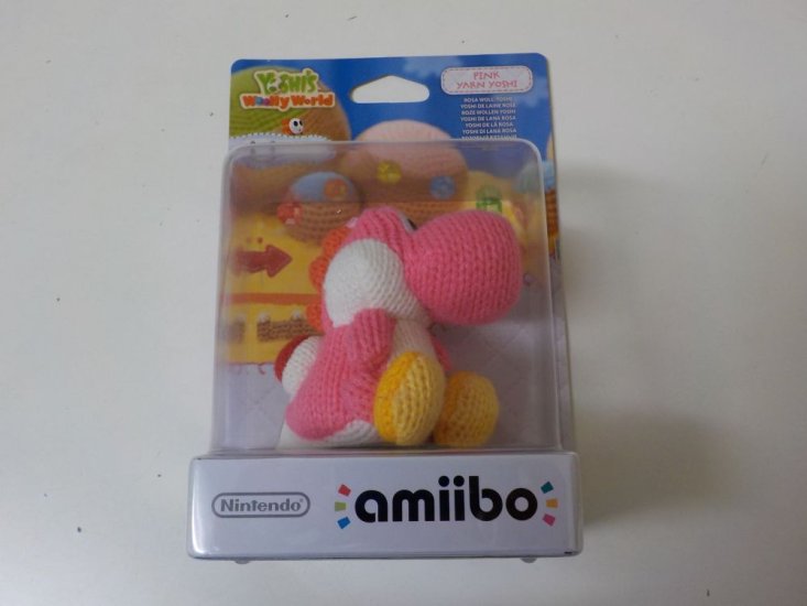(Bild für) Amiibo Pink Yarn Yoshi, Yoshi's Woolly World - zum Schließen ins Bild klicken