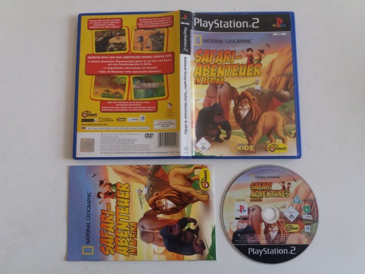 (Bild für) PS2 National Geographic Safari-Abenteuer in Afrika - zum Schließen ins Bild klicken