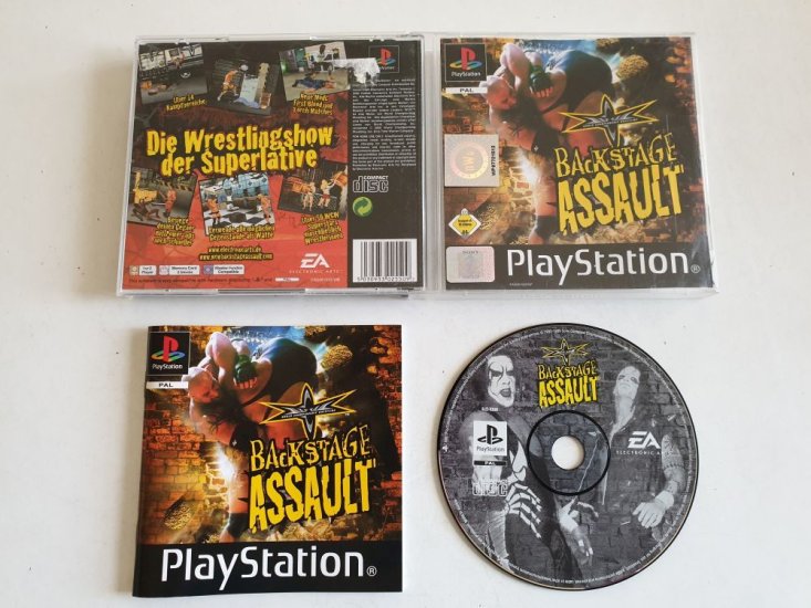 (Bild für) PS1 WCW Backstage Assault - zum Schließen ins Bild klicken