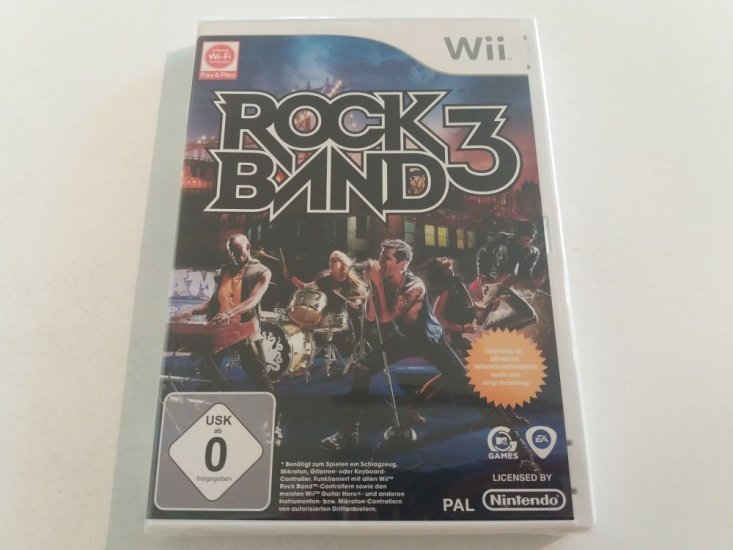 (Bild für) Wii Rock Band 3 NOE - zum Schließen ins Bild klicken