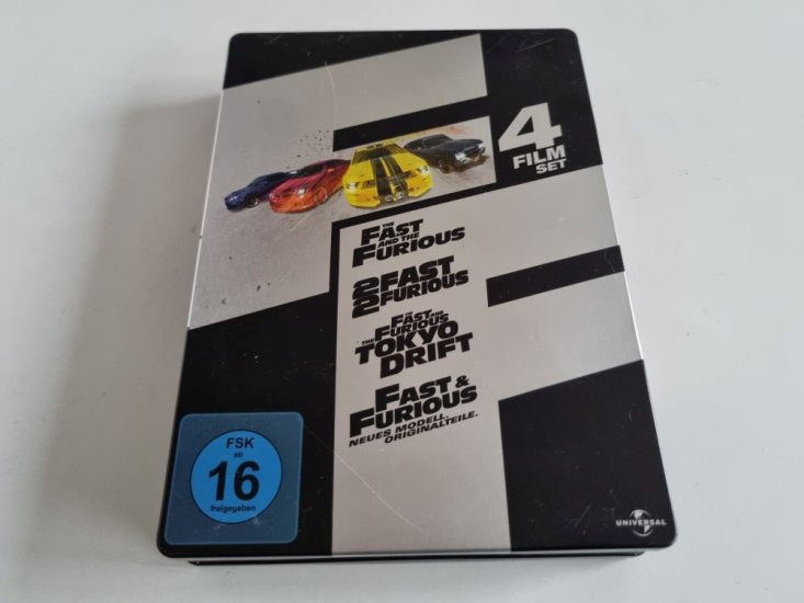 (Bild für) DVD The Fast and the Furious - 4 Film Set - zum Schließen ins Bild klicken