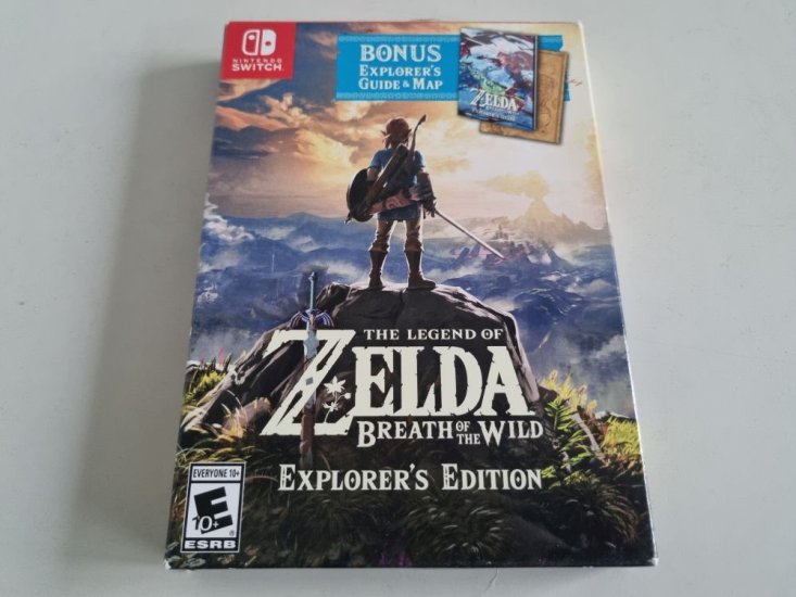 (Bild für) Switch The Legend of Zelda Breath of the Wild Explorer's Edition - zum Schließen ins Bild klicken