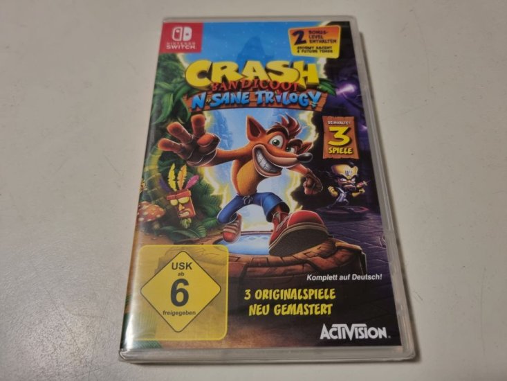 (Bild für) Switch Crash Bandicoot - N.Sane Trilogy GER - zum Schließen ins Bild klicken