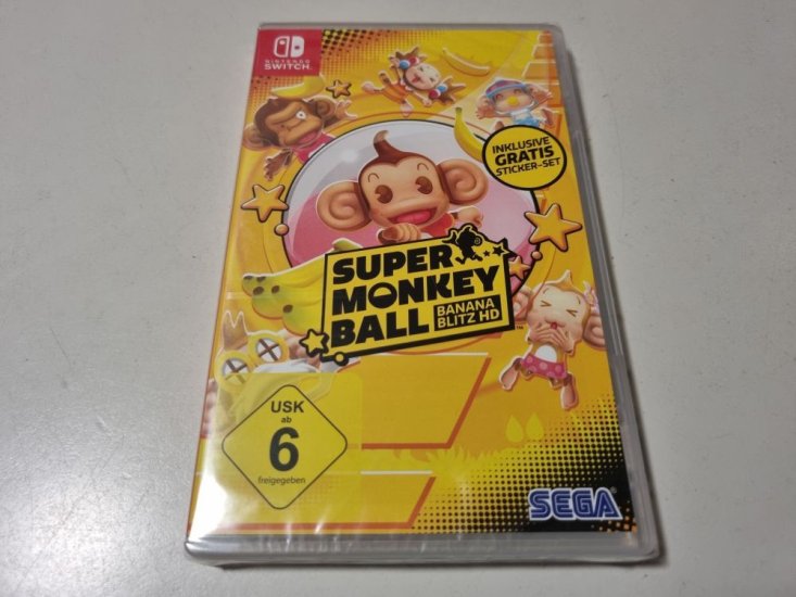 (Bild für) Switch Super Monkey Ball - Banana Blitz HD GER - zum Schließen ins Bild klicken