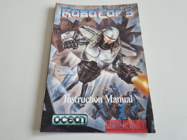 (Bild für) SNES Robocop 3 USA Anleitung - zum Schließen ins Bild klicken