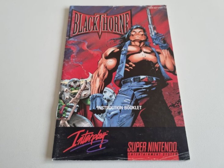(Bild für) SNES Blackthorne USA Anleitung - zum Schließen ins Bild klicken