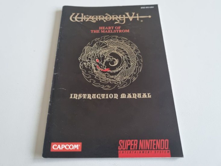(Bild für) SNES Wizardry VI USA Anleitung - zum Schließen ins Bild klicken