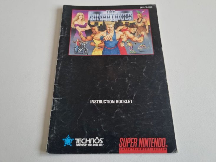 (Bild für) SNES The Combatribes USA Anleitung - zum Schließen ins Bild klicken