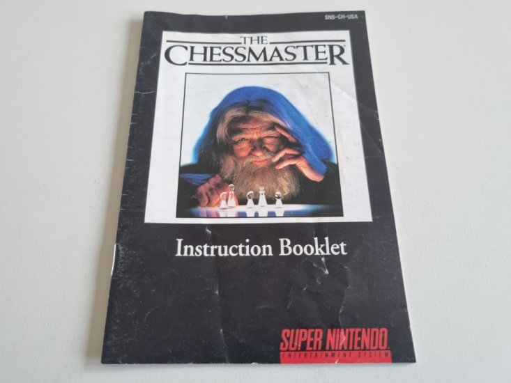 (Bild für) SNES The Chessmaster USA Anleitung - zum Schließen ins Bild klicken