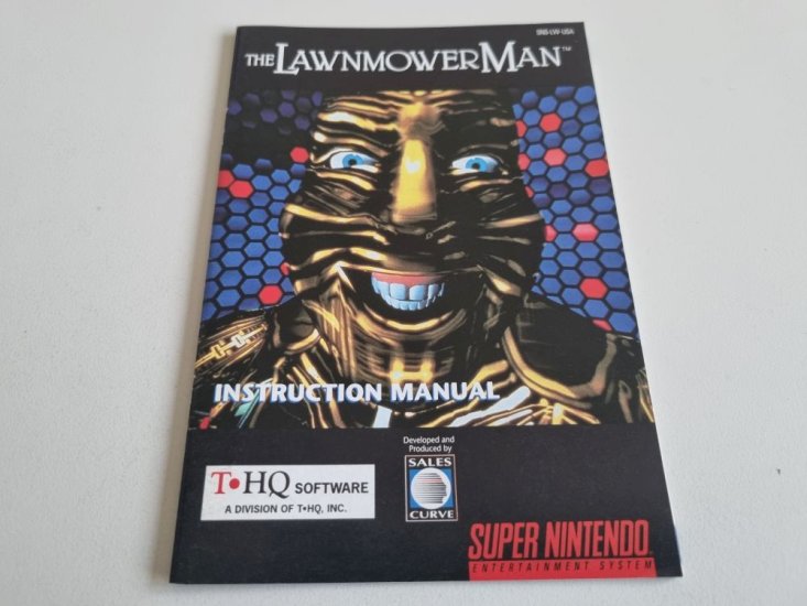 (Bild für) SNES The Lawnmower Man USA Anleitung - zum Schließen ins Bild klicken