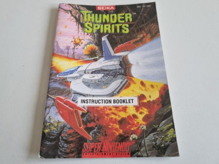 (Bild für) SNES Thunder Spirits USA Anleitung - zum Schließen ins Bild klicken
