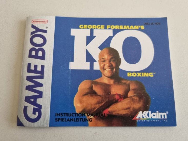 (Bild für) GB George Foreman's KO Boxing NOE Anleitung - zum Schließen ins Bild klicken
