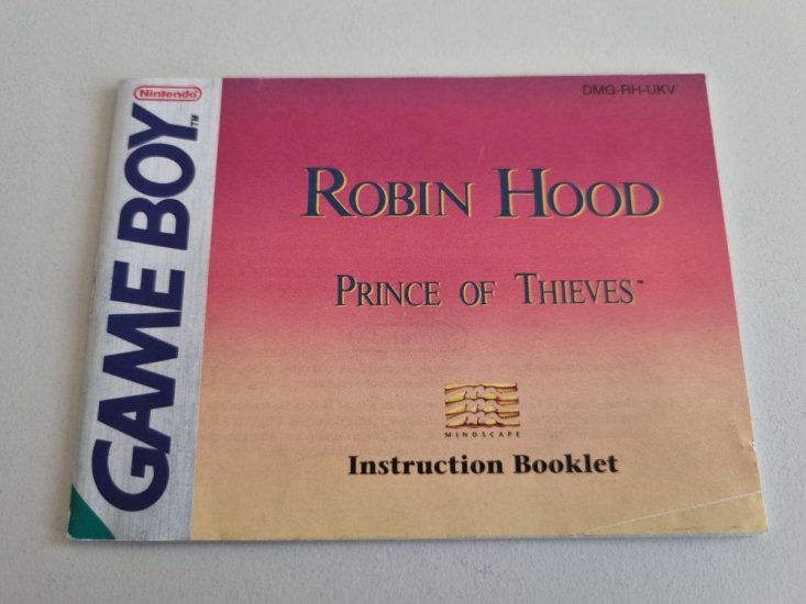 (Bild für) GB Robin Hood - Prince of Thieves UKV Anleitung - zum Schließen ins Bild klicken