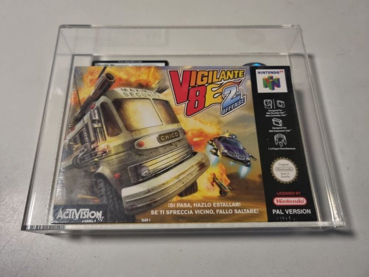(Bild für) N64 Vigilante 8 - 2nd Offense ESP - UKgraders 85+ - zum Schließen ins Bild klicken