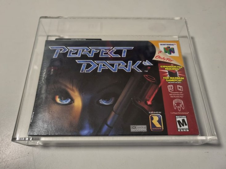 (Bild für) N64 Perfect Dark USA - UKgraders 85+ - zum Schließen ins Bild klicken