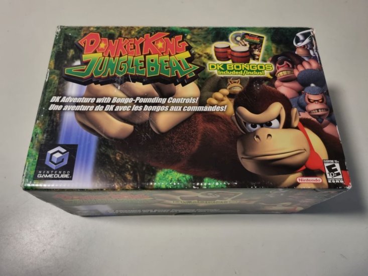 (Bild für) GC Donkey Kong - Jungle Beat - Bongo Pak USA - zum Schließen ins Bild klicken
