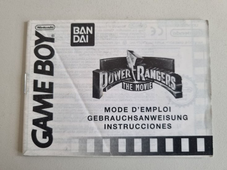 (Bild für) GB Power Rangers - The Movie Anleitung - zum Schließen ins Bild klicken