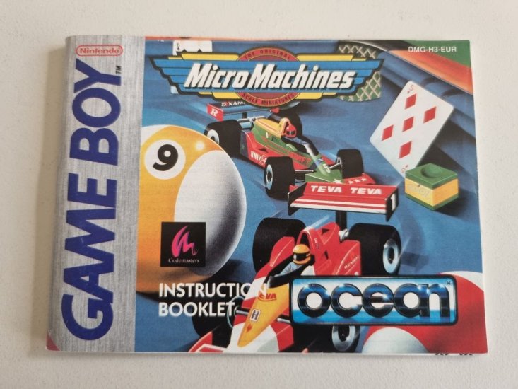 (Bild für) GB Micro Machines EUR Anleitung - zum Schließen ins Bild klicken
