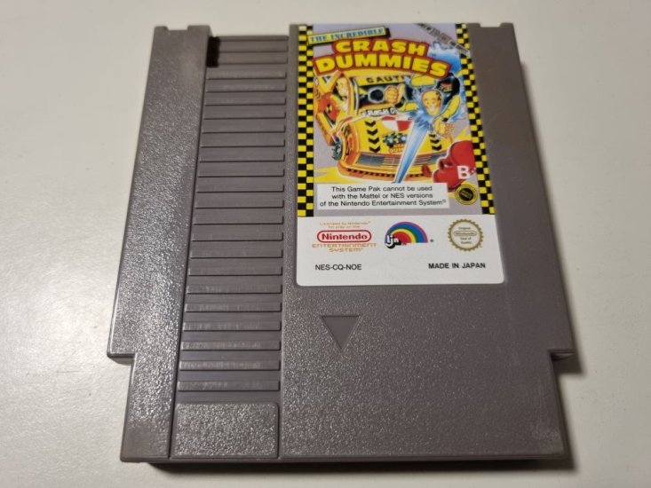 (Bild für) NES The Incredible Crash Dummies NOE - zum Schließen ins Bild klicken